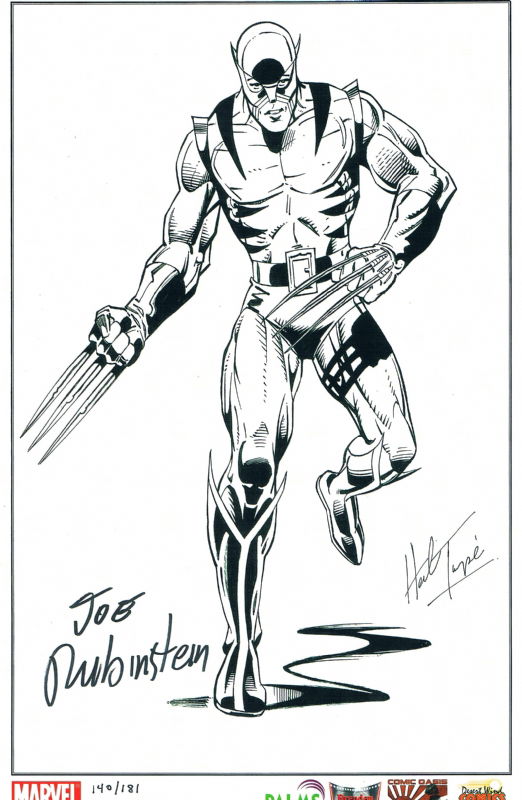 Wolverine Print By Herb Trimpe And Joe Rubinstein, In Charles Holbert's ...